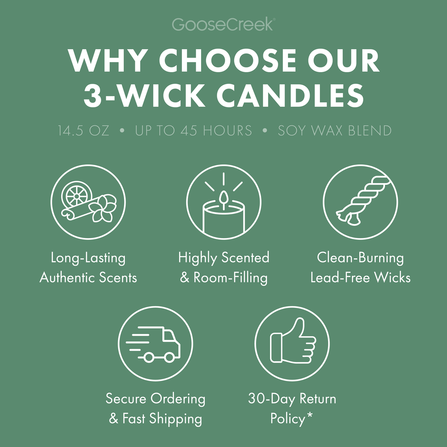 Meadow Wildflowers 3-Wick Candle