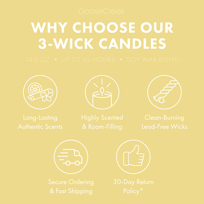 Lemon Lush Bar 3-Wick Candle