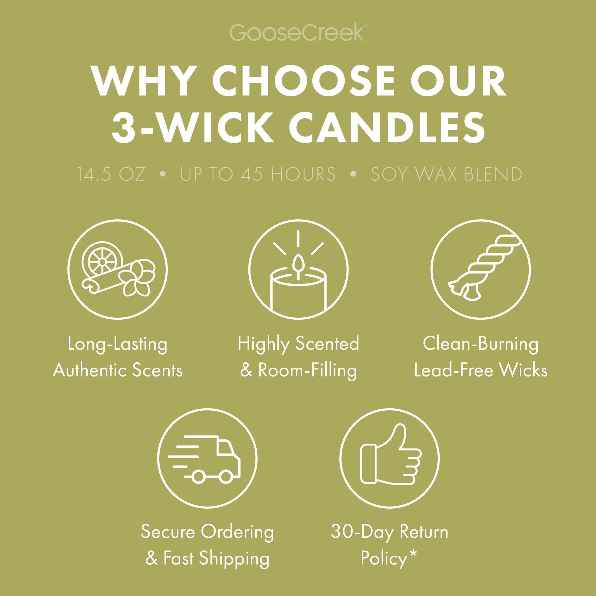 Pistachio Ice Cream 3-Wick Candle